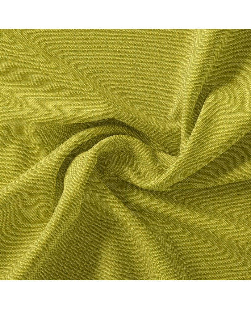 Green Solid Color Cotton Curtain Fabric -LinensStudio