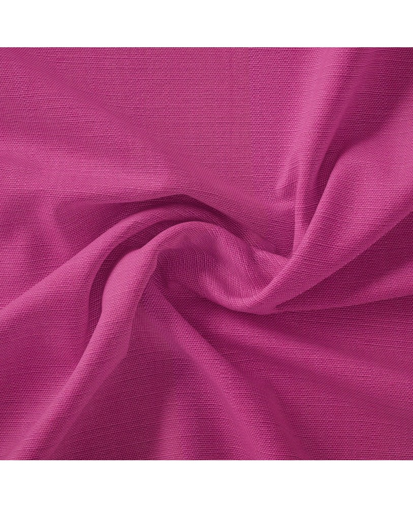 Fuchsia Pink Solid Color Cotton Curtain( set of 2)  