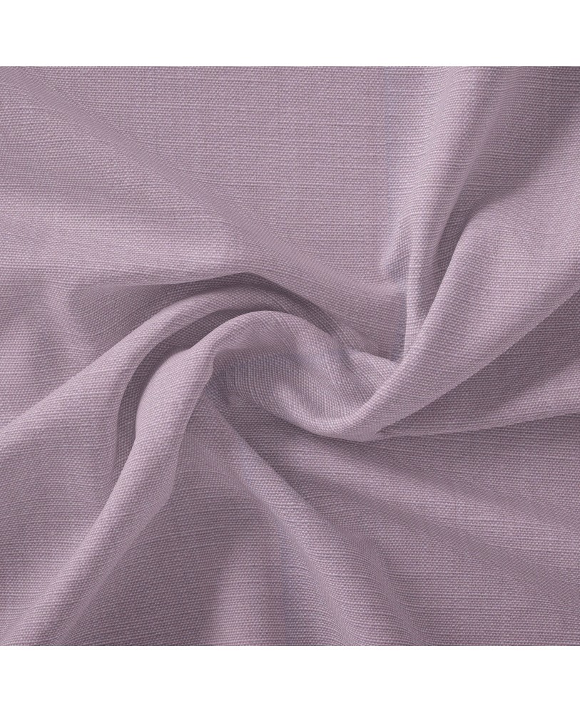 Lilac Solid Color Cotton Custom Curtain Fabric 
