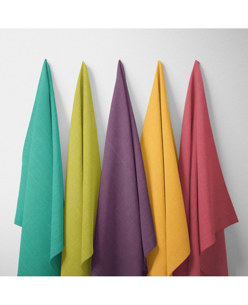 Lavender Solid Color Cotton Curtain( set of 2)  